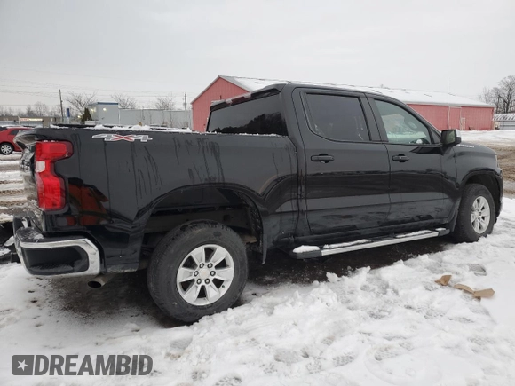 2021 Chevrolet Silverado 1500 LT with VIN 1GCPYDEK2MZ368271, listed as a Copart auction lot 85926564 with 127,850 mi miles and Salvage Title. Bid and sale history available at carsss.com. Image 3.