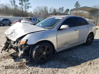 2005 Acura TSX with VIN JH4CL96985C014084, listed as a Copart auction lot 46635945 with 260,845 mi miles and Salvage Title. Bid and sale history available at carsss.com. Image 1.
