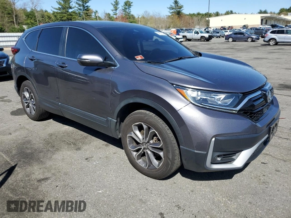 2020 Honda CR-V EX-L with VIN 2HKRW2H8XLH683506, listed as a Copart auction lot 54350035 with 63,222 mi miles and Salvage title. Bid and sale history available at DreamBid. Image 4.