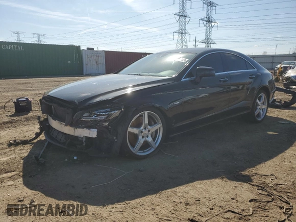 2012 Mercedes-Benz CLS 550 with VIN WDDLJ9BB0CA052925, listed as a Copart auction lot 51093785 with 118,854 mi miles and Salvage Title. Bid and sale history available at DreamBid. Image 1.