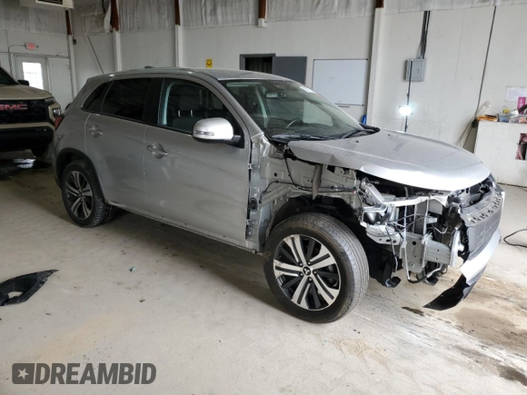 2021 Mitsubishi Outlander SE with VIN JA4APVAUXMU025835, listed as a Copart auction lot 50597345 with 86,866 mi miles and Salvage title. Bid and sale history available at DreamBid. Image 4.