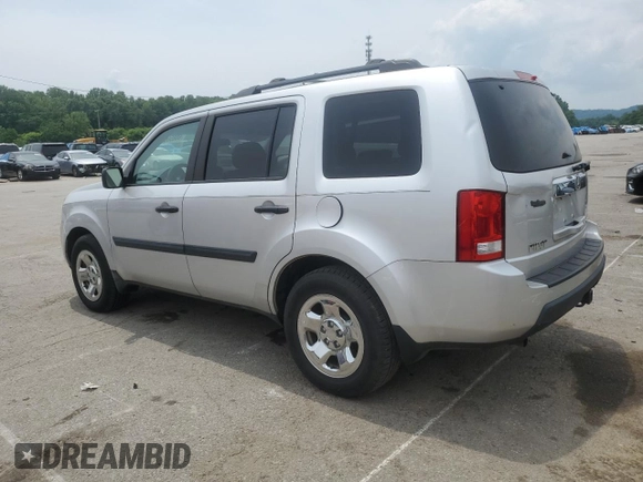 2009 Honda Pilot LX with VIN 5FNYF48289B011745, listed as a Copart auction lot 60856085 with 178,866 mi miles and Clean title. Bid and sale history available at DreamBid. Image 2.