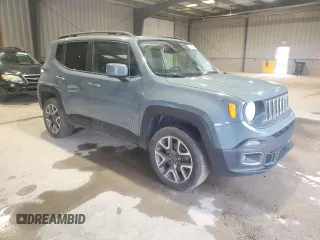 2017 Jeep Renegade Latitude with VIN ZACCJBBB5HPE48244, listed as a Copart auction lot 57561845 with 100,927 mi miles and Salvage title. Bid and sale history available at DreamBid. Image 4.