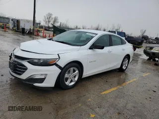 2022 Chevrolet Malibu LS with VIN 1G1ZB5ST2NF194601, listed as a Copart auction lot 51631345 with 43,440 mi miles and Salvage Title. Bid and sale history available at DreamBid. Image 1.
