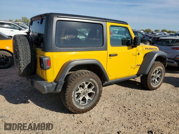 2020 Jeep Wrangler Rubicon with VIN 1C4HJXCG0LW183774, listed as a Copart auction lot 82626324 with Not provided miles and Salvage title. Bid and sale history available at DreamBid. Image 3.