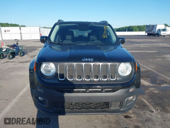 2017 Jeep Renegade Altitude with VIN ZACCJBBB0HPE54422, listed as a IAAI auction lot 42335593 with 52,597 mi miles and . Bid and sale history available at DreamBid. Image 12.