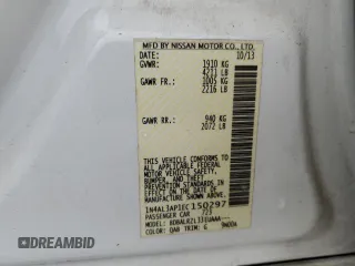2014 Nissan Altima 2.5 S with VIN 1N4AL3AP1EC150297, listed as a Copart auction lot 53560075 with 154,851 mi miles and Salvage Title. Bid and sale history available at carsss.com. Image 12.
