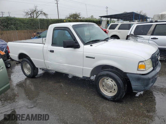2006 Ford Ranger XL with VIN 1FTYR10D46PA79724, listed as a Copart auction lot 48978585 with 308,379 mi miles and Clean Title. Bid and sale history available at DreamBid. Image 4.