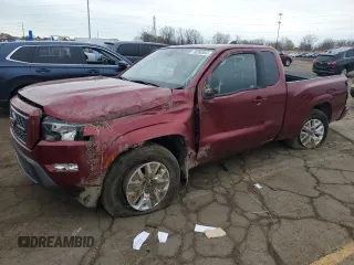 2022 Nissan Frontier S with VIN 1N6ED1CM8NN620858, listed as a Copart auction lot 78266584 with 16,125 mi miles and Salvage title. Bid and sale history available at DreamBid. Image 1.