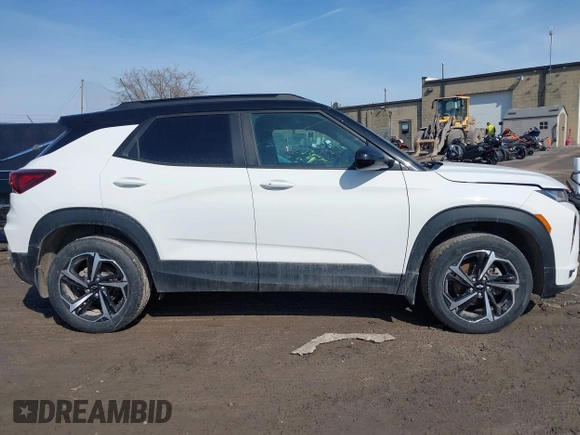 2022 Chevrolet TrailBlazer RS with VIN KL79MUSL8NB021892, listed as a IAAI auction lot 41781796 with 30,522 mi miles. Bid and sale history available at carsss.com. Image 13.