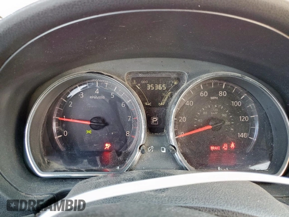 2015 Nissan Versa SV with VIN 3N1CN7AP5FL851292, listed as a Copart auction lot 59463915 with 35,365 mi miles and Salvage title. Bid and sale history available at DreamBid. Image 9.