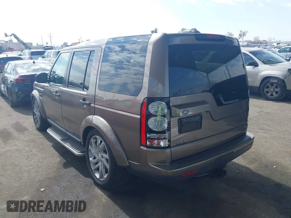 2016 Land Rover LR4 HSE with VIN SALAG2V67GA794744, listed as a IAAI auction lot 41702179 with 127,765 mi miles and . Bid and sale history available at DreamBid. Image 3.