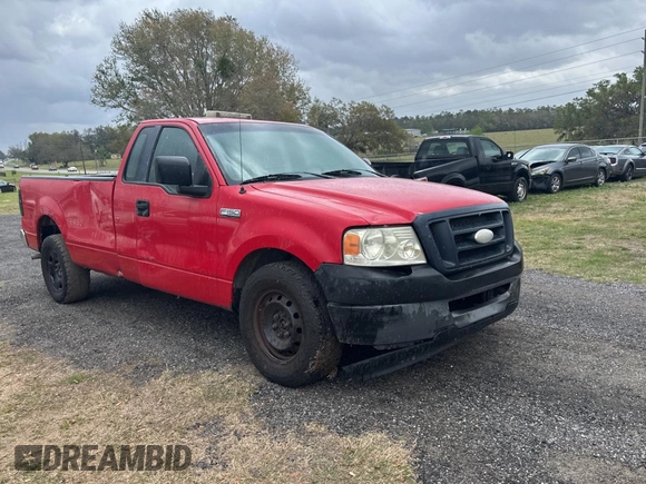 2007 Ford F-150 XL with VIN 1FTRF12W47KB40354, listed as a Copart auction lot 48202075 with 347,761 mi miles and Clean Title. Bid and sale history available at carsss.com. Image 1.