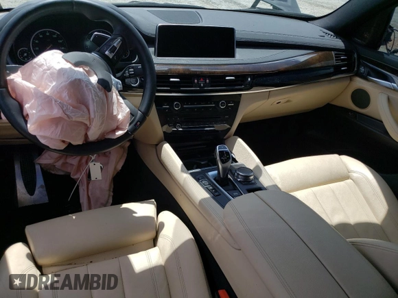 2017 BMW X6 xDrive35i with VIN 5UXKU2C36H0U30107, listed as a Copart auction lot 52102753 with 30,768 mi miles. Bid and sale history available at carsss.com. Image 8.
