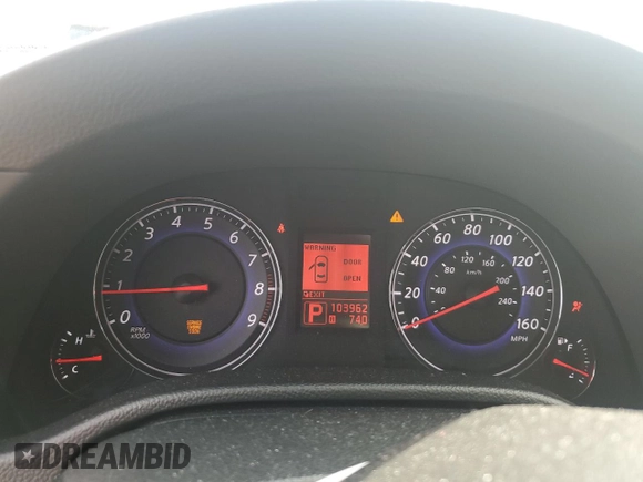 2008 Infiniti G35 Journey with VIN JNKBV61E98M227746, listed as a Copart auction lot 51307885 with 103,962 mi miles and Salvage Title. Bid and sale history available at DreamBid. Image 9.