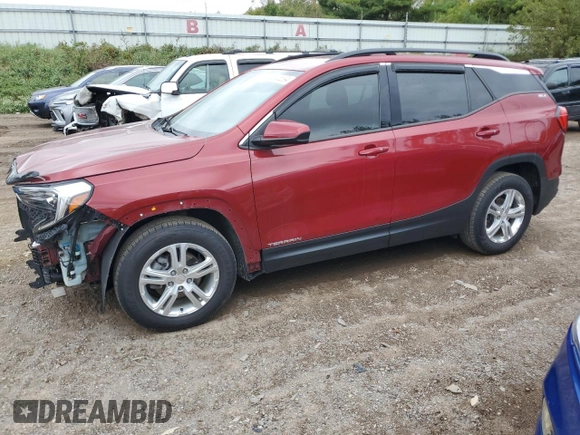2019 GMC Terrain SLE with VIN 3GKALMEV0KL396366, listed as a Copart auction lot 72405394 with 68,837 mi miles and Salvage Title. Bid and sale history available at DreamBid. Image 1.