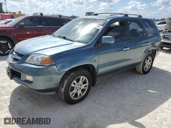 2005 Acura MDX Touring with VIN 2HNYD18695H552874, listed as a Copart auction lot 77090404 with 0 mi miles and Salvage Title. Bid and sale history available at carsss.com. Image 1.