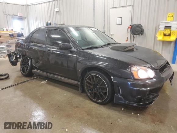 2005 Subaru Impreza Sedan (Natl) WRX with VIN JF1GD29615G523750, listed as a Copart auction lot 42104015 with 141,630 mi miles and Salvage Title. Bid and sale history available at carsss.com. Image 4.