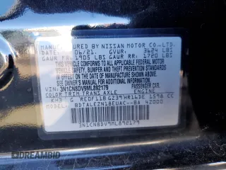 2021 Nissan Versa S with VIN 3N1CN8DV9ML892179, listed as a Copart auction lot 51034415 with 95,386 mi miles and Clean title. Bid and sale history available at DreamBid. Image 12.