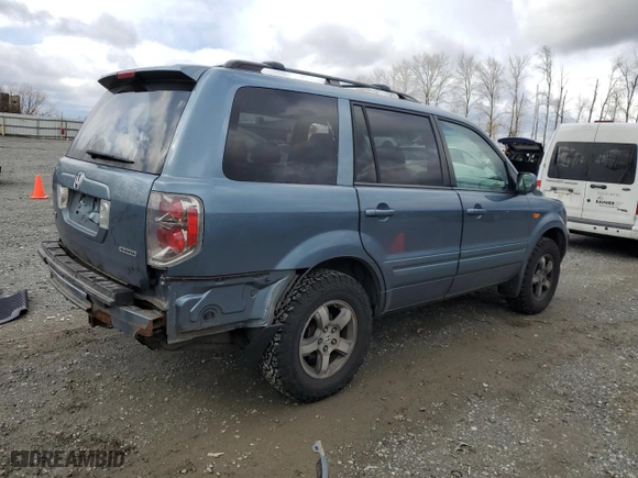 2007 Honda Pilot EX-L with VIN 2HKYF18777H539074, listed as a Copart auction lot 48896655 with 211,142 mi miles and Salvage Title. Bid and sale history available at carsss.com. Image 3.