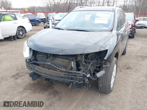 2017 Nissan Rogue SV with VIN KNMAT2MV9HP527518, listed as a IAAI auction lot 41655913 with 127,359 mi miles. Bid and sale history available at carsss.com. Image 6.