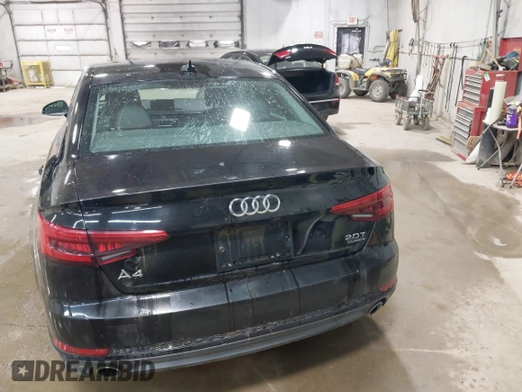 2017 Audi A4 Season of Audi Premium with VIN WAUDNAF43HN050700, listed as a IAAI auction lot 41855538 with 70,958 mi miles. Bid and sale history available at carsss.com. Image 16.