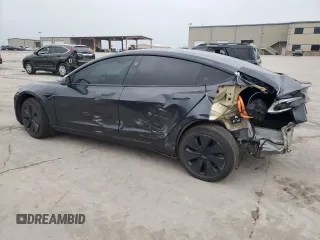 2024 Tesla Model 3 with VIN 5YJ3E1EA0RF861070, listed as a Copart auction lot 51486835 with 6,917 mi miles and Salvage Title. Bid and sale history available at DreamBid. Image 2.