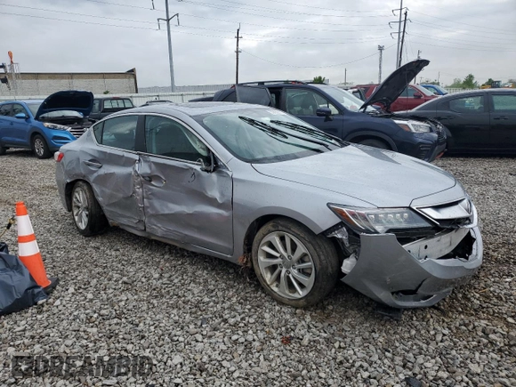 2017 Acura ILX Premium with VIN 19UDE2F77HA004492, listed as a Copart auction lot 55650115 with 25,382 mi miles and Salvage title. Bid and sale history available at DreamBid. Image 4.