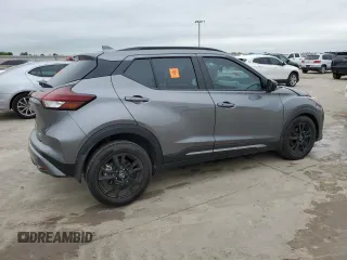 2024 Nissan Kicks SR with VIN 3N1CP5DV8RL471439, listed as a Copart auction lot 51824445 with 49,879 mi miles and Salvage Title. Bid and sale history available at DreamBid. Image 3.