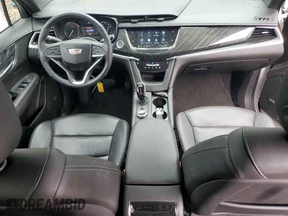 2022 Cadillac XT6 Premium Luxury with VIN 1GYKPCRS6NZ127584, listed as a Copart auction lot 48429085 with 24,994 mi miles and Salvage Title. Bid and sale history available at carsss.com. Image 8.