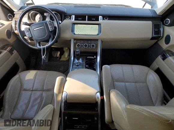 2017 Land Rover Range Rover Sport HSE with VIN SALWR2FK8HA690177, listed as a Copart auction lot 54893965 with 110,151 mi miles and Salvage title. Bid and sale history available at DreamBid. Image 8.