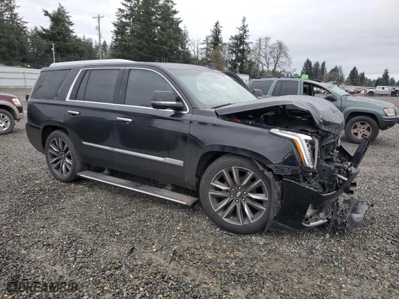 2017 Cadillac Escalade Platinum with VIN 1GYS4DKJ8HR191808, listed as a Copart auction lot 83920484 with 142,706 mi miles and Salvage Title. Bid and sale history available at carsss.com. Image 4.
