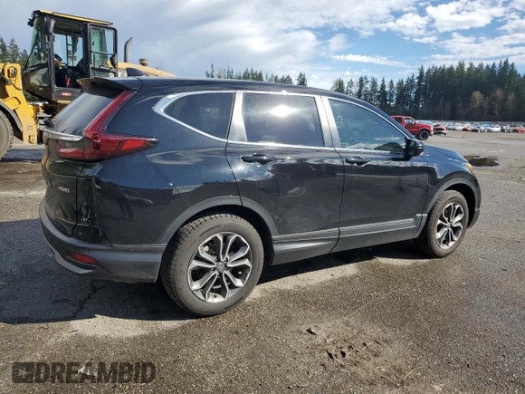 2021 Honda CR-V EX with VIN 2HKRW2H53MH658731, listed as a Copart auction lot 50430405 with 49,589 mi miles and Salvage Title. Bid and sale history available at carsss.com. Image 3.
