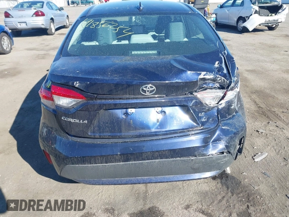 2022 Toyota Corolla LE with VIN 5YFEPMAEXNP312441, listed as a IAAI auction lot 41856254 with 16,082 mi miles and . Bid and sale history available at carsss.com. Image 16.