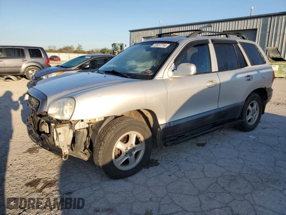 2003 Hyundai Santa Fe GLS with VIN KM8SC73D43U449620, listed as a Copart auction lot 72917714 with 113,766 mi miles and Salvage Title. Bid and sale history available at carsss.com. Image 1.