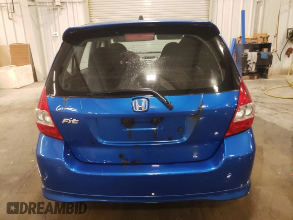 2007 Honda Fit Sport with VIN JHMGD38607S050939, listed as a Copart auction lot 53923425 with 184,416 mi miles and Clean Title. Bid and sale history available at carsss.com. Image 6.