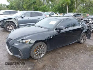 2018 Lexus IS with VIN JTHBA1D25J5071415, listed as a IAAI auction lot 41537146 with 98,343 mi miles. Bid and sale history available at carsss.com. Image 2.
