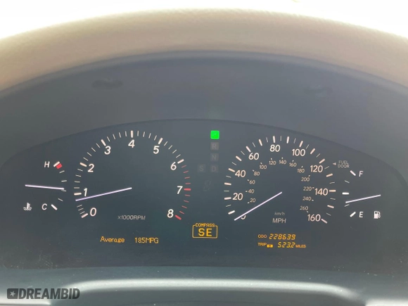 2005 Lexus LS 430 with VIN JTHBN36F250177548, listed as a Copart auction lot 54142625 with 228,639 mi miles and Clean Title. Bid and sale history available at carsss.com. Image 8.