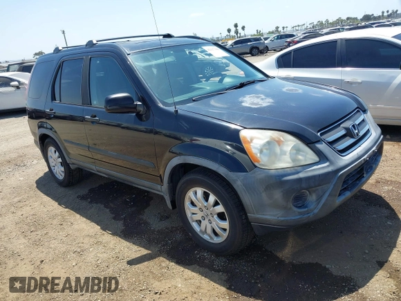 2005 Honda CR-V EX with VIN JHLRD78875C053656, listed as a IAAI auction lot 42117380 with 183,252 mi miles. Bid and sale history available at carsss.com. Image 1.