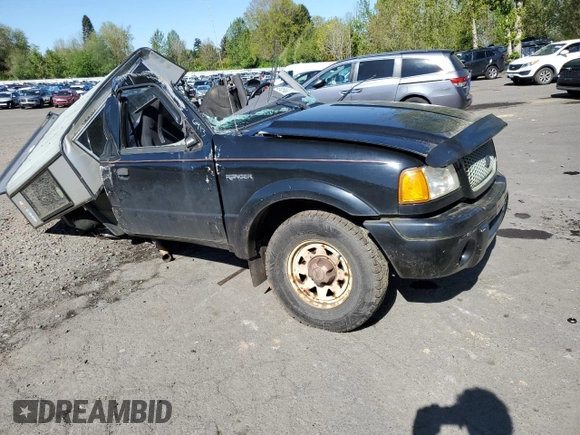 2003 Ford Ranger XL with VIN 1FTYR10UX3TA19062, listed as a Copart auction lot 53805185 with 134,982 mi miles and Salvage title. Bid and sale history available at DreamBid. Image 4.