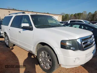 2011 Ford Expedition EL Limited with VIN 1FMJK2A52BEF08377, listed as a IAAI auction lot 41908751 with 169,270 mi miles. Bid and sale history available at carsss.com. Image 1.