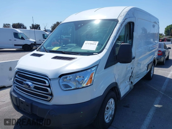 2018 Ford Transit with VIN 1FTBW2CG8JKB46535, listed as a IAAI auction lot 41978414 with 82,316 mi miles and . Bid and sale history available at DreamBid. Image 2.