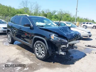 2019 Jeep Cherokee Latitude Plus with VIN 1C4PJMLB5KD474859, listed as a IAAI auction lot 41990780 with 159,482 mi miles and . Bid and sale history available at DreamBid. Image 1.