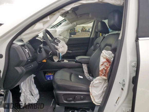 2024 Nissan Pathfinder SL with VIN 5N1DR3CA4RC309586, listed as a Copart auction lot 60313545 with 6,167 mi miles and Salvage title. Bid and sale history available at DreamBid. Image 7.