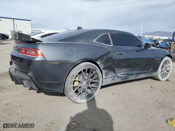 2015 Chevrolet Camaro SS with VIN 2G1FK1EJ9F9300297, listed as a Copart auction lot 47965085 with 87,324 mi miles and Salvage Title. Bid and sale history available at carsss.com. Image 3.