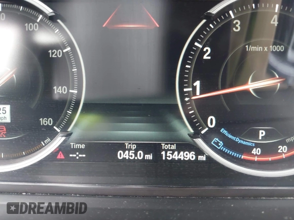2015 BMW 7 Series 750Li with VIN WBAYE8C50FD781160, listed as a IAAI auction lot 41061232 with 154,496 mi miles. Bid and sale history available at carsss.com. Image 15.