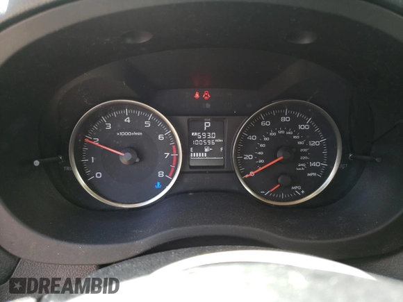 2016 Subaru Impreza 2.0i with VIN JF1GPAA65G8343889, listed as a Copart auction lot 52762645 with 100,596 mi miles and Salvage title. Bid and sale history available at DreamBid. Image 9.