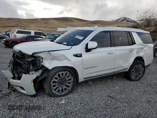2023 GMC Yukon Denali Ultimate with VIN 1GKS2EKL9PR151260, listed as a Copart auction lot 84556554 with 0 mi miles and Salvage Title. Bid and sale history available at carsss.com. Image 1.