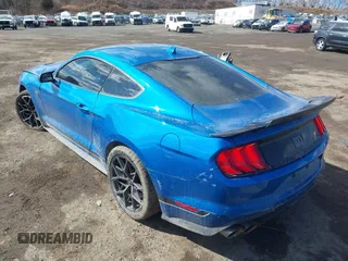 2021 Ford Mustang Mach 1 with VIN 1FA6P8R05M5554964, listed as a IAAI auction lot 41694871 with 38,788 mi miles. Bid and sale history available at carsss.com. Image 3.