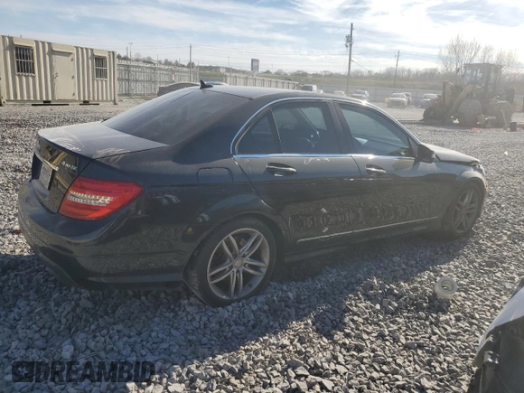 2012 Mercedes-Benz C 300 Sport with VIN WDDGF8BB0CR199261, listed as a Copart auction lot 46902915 with 105,329 mi miles and Salvage title. Bid and sale history available at DreamBid. Image 3.